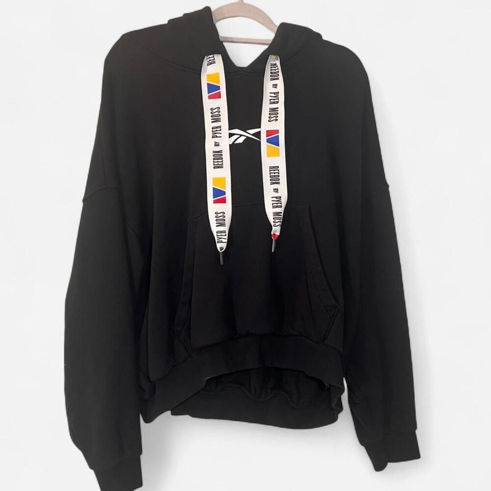 Reebok x Pyer Moss Ribbon Drawstring Hoodie Size XL | Streetwear Athleisure